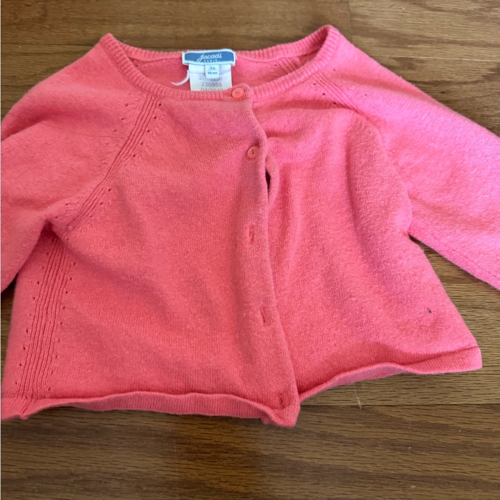 Jacadi Coral Cardigan for Women